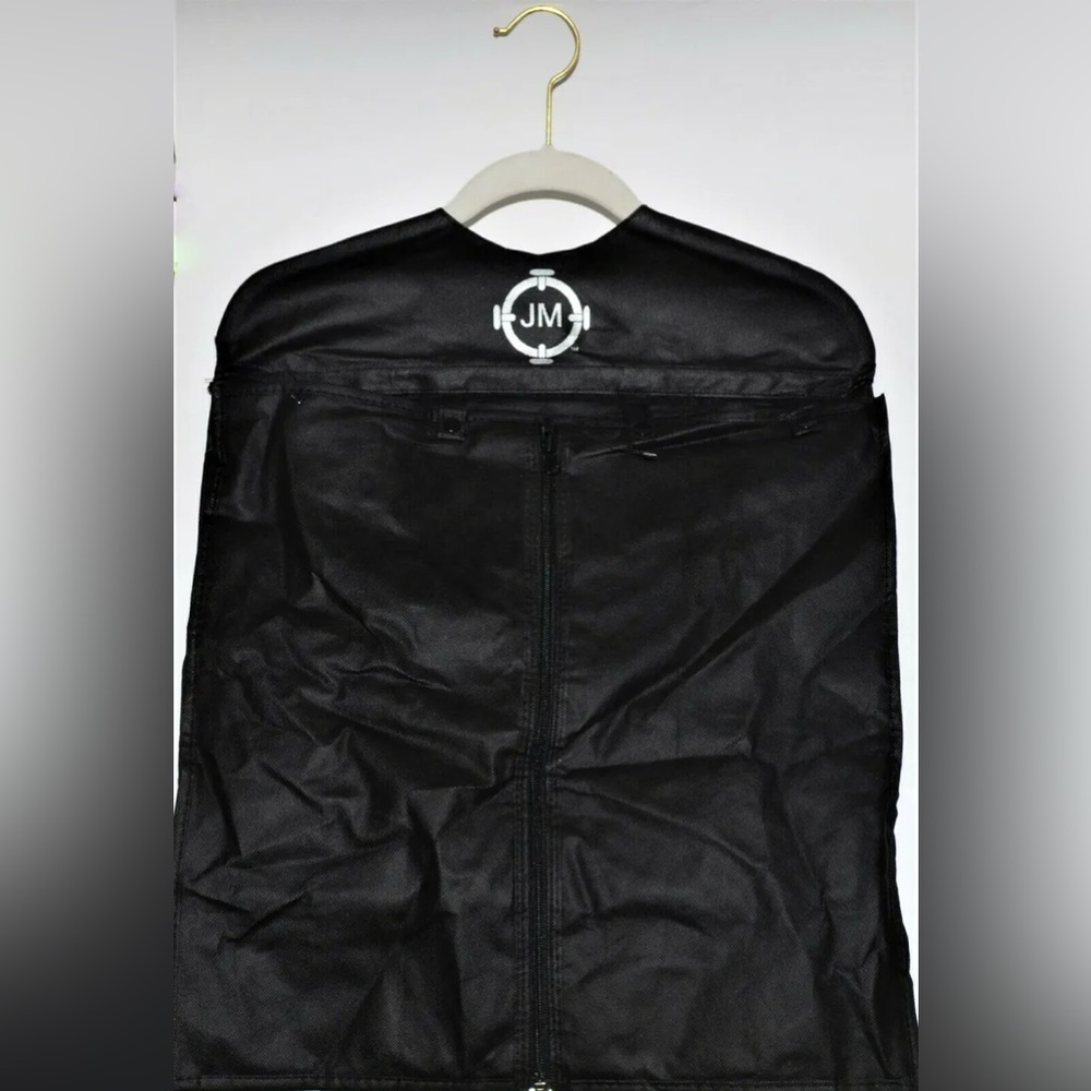 JM New York Hanging Jewelry Organizer Necklace Bag Display Folding Case Black